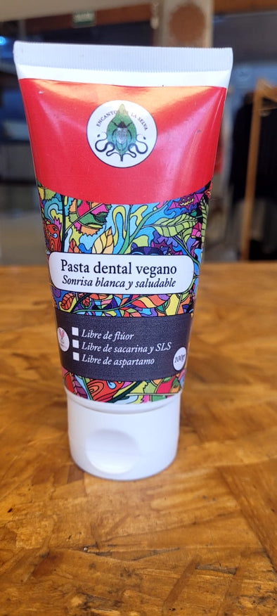 Encantos de la Selva Pasta Dental Vegana Sin Flour, Sin Sacarina, Sin Aspartamo, Sin SLS