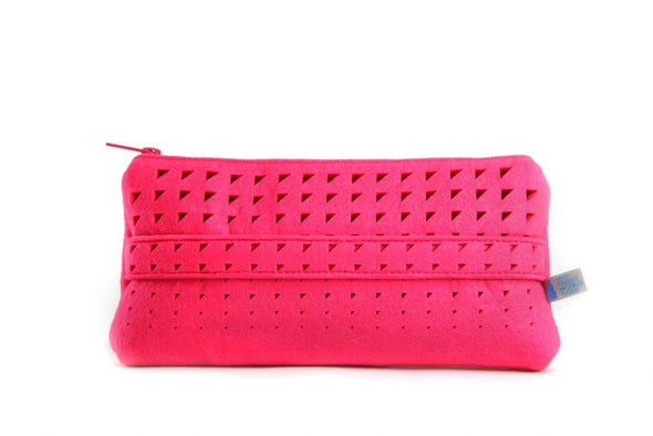 MRKT LUCY SMRT FELT/VEGN LEATHER Clutch