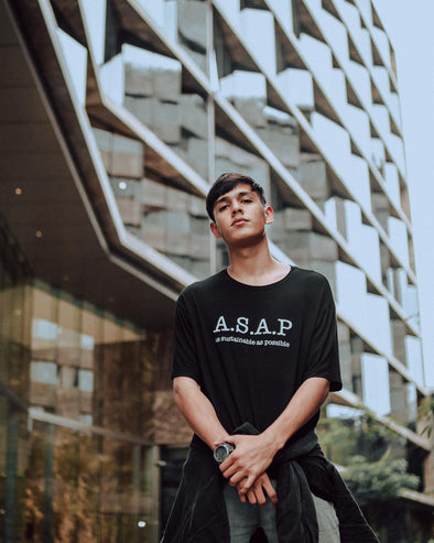 WILD SOUL PROJECT "A.S.A.P." (AS SUSTAINABLE AS POSSIBLE) Bamboo Short Sleeve Round Neck T-Shirt