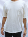 CIRCULAR POCKET RECOVERED COTTON  T-Shirt