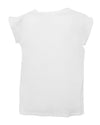 Khana Gardenia Camiseta Blanca Bordada de Algodón